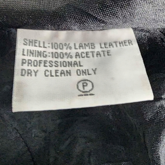 Tough Jeansmith Lamb Leather Biker Jacket 🖤 - Picture 3 of 3